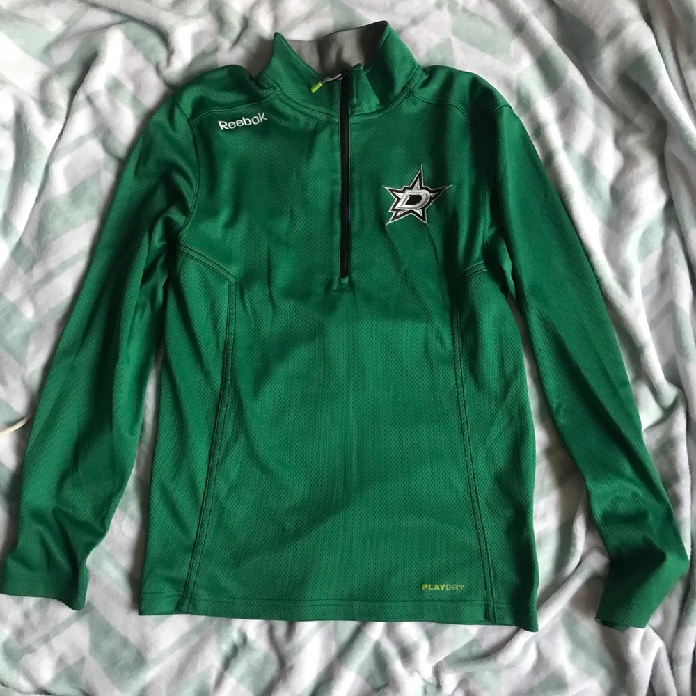 Dallas Stars 1/4 Zip Up Hoodie